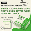 Brass Monkey Drawing from Memory - Social Party Game with 300+ Game Card Prompts for Drawing from Memory by TinyTreasures Baby Boutique