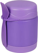 10oz Soup Thermo for Hot Food Kids,Lunch Thermo Kids Food Jar with Spoon Hot Insulated Food Containers,Leak Proof Stainless Steel Wide Mouth Lunch Food Thermo Jar for School(Purple) by TinyTreasures Baby Boutique