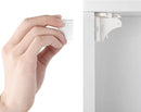 Vmaisi Adhesive Magnetic Locks for Cabinets & Drawers (10 Locks and 2 Keys) by TinyTreasures Baby Boutique