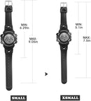 Kids Watch,Boys Watch for 3-15 Year Old Boys,Digital Sport Outdoor Multifunctional Chronograph LED 50 M Waterproof Alarm Calendar Analog Watch for Children with Silicone Band,Kids Gift by TinyTreasures Baby Boutique