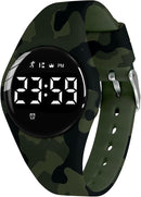 Kids Watches for Girls Boys Digital Sport Watch with Step Counter Pedometer Vibration Alarm Clock, No App Waterproof Fitness Tracker Kids Watch Boys Girls Teens Students Ages 5-16 by TinyTreasures Baby Boutique