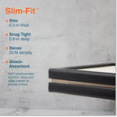 Roving Cove Slim-Fit Corner Edge Protector for Baby Proofing (Small 15ft Edge 4 Corners), Furniture Safety Bumper Guard, Soft NBR Rubber Foam, 3M Adhesive, Onyx Black by TinyTreasures Baby Boutique