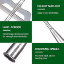 Garden Hoe, Weeding Tool, Full Stainless Steel Hollow Hoe, Heavy Duty,Sharp Hardened Hand Hoe for Gardening, Backyard Weeding, Loosening, Farm Planting by GreenHaven Gardens