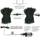 HOME LIGHTING 200 LED 66FT Christmas String Lights, St Patricks Day Fairy Lights with 8 Lighting Modes, String Mini Light Plug in for Indoor Outdoor Tree Garden Wedding Party Decoration, Green by TinyTreasures Baby Boutique