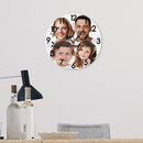 Generic Custom Wall Clock Personalized Picture Hanging Time Clocks Customize Gifts for Kitchen Bathroom Home Wedding Friend Family Lover, 12x12Inch by TinyTreasures Baby Boutique