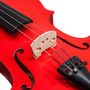 SKY Full Size VN202 Red Violin Beautiful Craftsmanship with Brazilwood Bow and Lightweight Case by TinyTreasures Baby Boutique