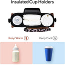 Momcozy Universal Stroller Organizer with Insulated Cup Holder Detachable Phone Bag & Shoulder Strap, Fits for Stroller like Uppababy, Baby Jogger, Britax, BOB, Umbrella and Pet Stroller by TinyTreasures Baby Boutique