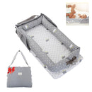 Baby Lounger for Newborn Portable Bag,Baby Lounger Play Mat for Awake-Time,Newborn Babies Essentials Gifts 0-24 Months Home Travel(Crown Grey) by TinyTreasures Baby Boutique