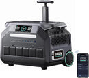 IEE P2400 Solar Generator,2400W/2048Wh Solar power station,1800W Super Fast Charging, LiFePO4 (LFP) Battery,APP Control Emergency Power Station for Home, Camping, RV and Power Outages by TinyTreasures Baby Boutique