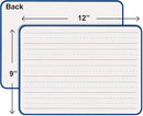 SCRIBBLEDO Magnetic Dry Erase Board, Double Sided 9" x 12" Small White Board, Ruled - Blank Blue Framed Mini Dry Erase Board, Portable Whiteboard for Kids, Great for School, Home & Remote Learning by TinyTreasures Baby Boutique