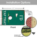 I'd Tap That Signs Funny Metal Tin Sign - Man Cave Decor, Golf Accessory, Sports Bar Wall Art - 8 x 12 Inch by CozyNest Decor