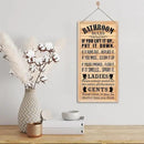 Rustic Western Bathroom Decor - Funny Wall Signs, Farmhouse Country Rules Wall Decor H1 by CozyNest Decor