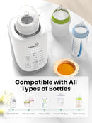 GROWNSY Nutri Bottle Warmer with Innovative Auto-Lift Feature, 10-in-1 Fast Baby Bottle Warmer with Night Light, Retain Nutrients Milk Warmer for Breastmilk&Formula by TinyTreasures Baby Boutique