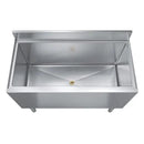 AmGood 18.5 in. x 36 in. Underbar Ice Bin with Sliding Lid | NSF | Stainless Steel Ice Chest with Sliding Lid by CozyNest Decor
