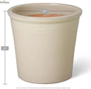 Emissary Round Stoneware Planter (Parent SKU 12012) (Cream, 16" D x 15" H) by CozyNest Decor