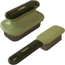 Laundry Stain Brush Household Scrub Brush Laundry Brush for Stain Removal,Soft Bristle Brush 2 Pack Stain Brush for Clothes Scrubbing Bathroom Cleaning Brush,Easy to Hold (Green) by CozyNest Decor