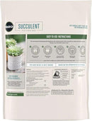 Miracle-Gro Succulent Potting Mix - Fertilized Soil with Premium Nutrition for Indoor Succulents, 4 qt. (2-Pack) by GreenHaven Gardens