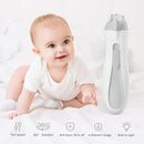 Baby Nail Trimmer Electric, 15 in 1 Baby Nail Clippers for Gentle Nail Care, Rechargeable Baby Nail File Electric with Light &15 Grinding Pads for Infant Toddler, Grey by TinyTreasures Baby Boutique