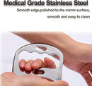 Stainless Steel Gua Sha Scraping Massage Tool-Muscle Scraper - Soft Tissue Mobilization,Physical Therapy for Back, Legs, Arms (2 PCS) by CozyNest Decor