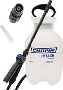 Chapin 20074: Made in The USA Disinfectant Bleach Sprayer, 1-Gallon, Adjustable Cone Nozzle, Compatible with Bleach Solutions and Fungicides, Bonus Spray Shield, Translucent White by GreenHaven Gardens