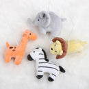 The Peanutshell Crib Mobile for Boys or Girls - White Musical Baby Crib Mobile with 12 Lullabies, Jungle Animal, Baby Safari Animals Nursery Decor by TinyTreasures Baby Boutique