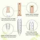 ZHENHAN Hori Hori Garden Knife- 7.2" Multi-Purpose Garden Knife with Heavy-Duty Stainless Steel Blade & Ergonomic Grip for Digging,Planting,Weeding(Silver) by GreenHaven Gardens