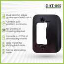 Gator Door Latch Restorer - Strike Plate (Oil Rubbed Bronze) by TinyTreasures Baby Boutique