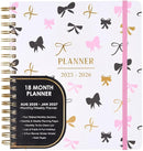 Votum August 2025 to January 2027 Large Back to School Academic Planner- Daily, Weekly & Monthly Organizer with Pens, Stickers, Sticky Notes, and a Sturdy Cover - Bows Pink by TinyTreasures Baby Boutique