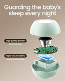 2025 Mom's Choice Awards, Portable Sound Machine for Baby Adult, AI Cry Detection, 18 Soothing Sound, Bluetooth Rechargeable White Noise Machine for Home Office Travel, Nursery Light, Green by TinyTreasures Baby Boutique