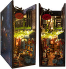 Book Nook DIY Kit - Dreamy - Miniature House Dollhouse Kit for Adult and Teens, Desgined in USA, Booknook Bookshelf Decor Alley Model Build with LED Light, Gifts for Family and Friends by TinyTreasures Baby Boutique