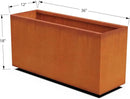 Large Rectangular Planter for Outdoor Plants – 36-Inch Corten Steel Planter Box | Heavy Duty Metal, Modern Rustic Finish | Made in USA, Fully Assembled by GreenHaven Gardens