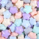 GOGOSO 100 Ball Pit Balls Star Bals - Pink Soft Plasticballs Phthalate Free BPA Free Playballs for Ballpool Birhtday Party Girls Kids with Storage Bag, 2.15inches by TinyTreasures Baby Boutique