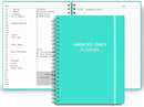 Undated Daily Planner - Undated Planner with Hourly Schedules, Action Items and Follow-up, A4 Daily Organizer Notebook to Increase Productivity, Appointment Book for Time Management, 8.5 × 11 Inch by TinyTreasures Baby Boutique