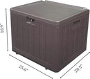 Premium Pro Edition 35 Gallon Lockable Resin Deck Box, Waterproof & UV-Resistant Outdoor Storage Box for Outdoor Storage, Garden Tools & Pool Accessories Storage, Brown by GreenHaven Gardens