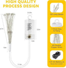 8 Pack Firework Lights 120 LED Copper Wire Firework Lights, 8 Modes Dimmable String LED Lights with Remote Control,Waterproof Hanging Fairy Lights for Party,Home,Christmas,Garden Outdoor Decoration by GreenHaven Gardens
