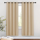NICETOWN Blackout Draperies Curtains Panels - Window Treatment Thermal Insulated Solid Grommet Blackout Curtains/Panels/Drapes for Bedroom (Biscotti Beige, Set of 2, 46 by 72 Inch) by TinyTreasures Baby Boutique