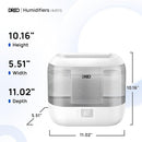 Dreo Smart Humidifiers for Bedroom, Top Fill 4L Cool Mist Humidifier with Nightlight, 36H Runtime, Touch/APP/Voice Control, Quiet Ultrasonic Humidifiers for Large Room, Home, Baby, Plants, Office by TinyTreasures Baby Boutique