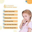 Kids Electric Toothbrushs U Shaped sonic Automatic Toothbrush with 4 Brush Heads, Six Cleaning Modes,Cartoon deer Modeling , full mouth toothbrush for baby by TinyTreasures Baby Boutique