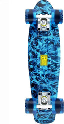 Skateboards Complete 22 Inch Mini Cruiser Retro Skateboard for Kids Boys Youths Beginners by TinyTreasures Baby Boutique