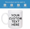 Custom Photo Coffee Mug with Your Picture and Text, Name - Personalized Gifts for Family, Girlfriend, Boyfriend, Best Friend, Birthday, Halloween, Christmas Gifts, Taza Personalizadas - 11oz White by TinyTreasures Baby Boutique