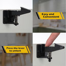 Tuanse 30 Pcs Cabinet Locks Invisible Safety Drawer Latches with Screws Self Adhesive Cabinet Drawer Locks for Home Kitchen Furniture Door Latches(Black) by TinyTreasures Baby Boutique
