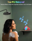 Portable Bluetooth Speaker Wireless with 9 Color Lights, 20H Playtime, Stereo Pairing, Deep Bass, IPX6 Waterproof, Bluetooth 5.3, Small Speaker for Home, Party, Outdoor, Camping, Beach, Gift by TinyTreasures Baby Boutique