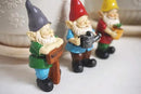MUAMAX Miniature Gnome Figurines Fairy Gardens Gnomes Accessories Gift for Garden Little Gnomes Small Gnome 3'' by GreenHaven Gardens