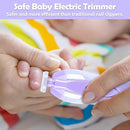 Baby Nail Trimmer Electric, 6 in 1 Baby Nail File Clippers Infant Grooming Kit Manicure Set for Toddler or Adults, Purple by TinyTreasures Baby Boutique