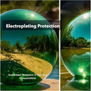10 Inch Stainless Steel Gazing Globe,v2croft Hollow Ball Mirrored Surface Polished Shiny Sphere,Garden Stainless Steel Gazing Ball for Outdoor Lawn Pond Yard Ornament(Green) by GreenHaven Gardens