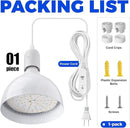 Barrina Hanging Grow Lights for Indoor Plants, 25W Full Spectrum, with Timer and 16.4FT Power Cord, Pendant Plant Lights for Indoor Growing, Large Tall Plant, Garden, Flowers, Greenhouse by GreenHaven Gardens