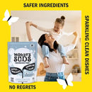 Molly's Suds Dishwasher Pods | Clean Dishwasher Detergent, Cuts Grease & Rinses Clean (Residue-Free) for Sparkling Dishes | 120 Auto-Release Tabs (Unscented) by CozyNest Decor