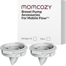 Momcozy Original Replacement Accessories for Upgraded Mobile Flow | Upgraded M9,Original Upgraded M9 Breastfeeding Parts,Valve，2 Pack by TinyTreasures Baby Boutique