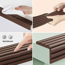 Bunk Bed Ladder Pads,Self-Adhesive Bunk Bed Ladder Cover Foam Padding,Traction Treads for Stair Steps,Soft Extra-Wide Edge Protector,Furniture 6.5 Ft Brown by TinyTreasures Baby Boutique