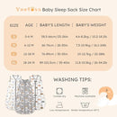 Yoofoss Baby Sleep Sack 6-12 Months Wearable Blanket for Babies 100% Organic Cotton 2-Way Zipper TOG 0.5 Toddler Sleeping Sack 3 Pack, Comfy Lightweight Sleep Sacks by TinyTreasures Baby Boutique